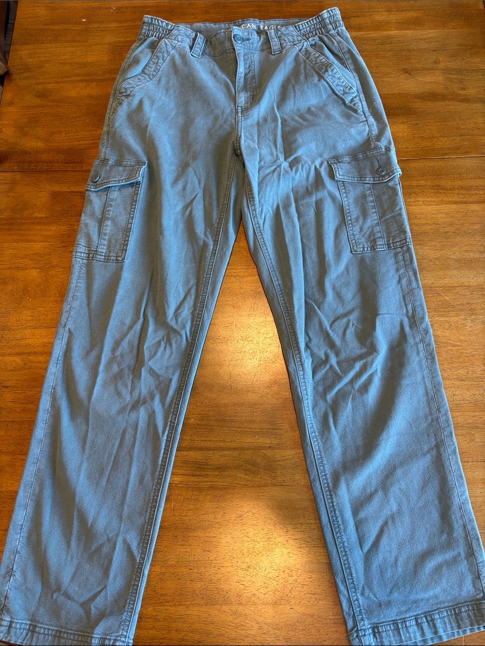 Woman’s American Eagle Cargo Pants - Slate Blue